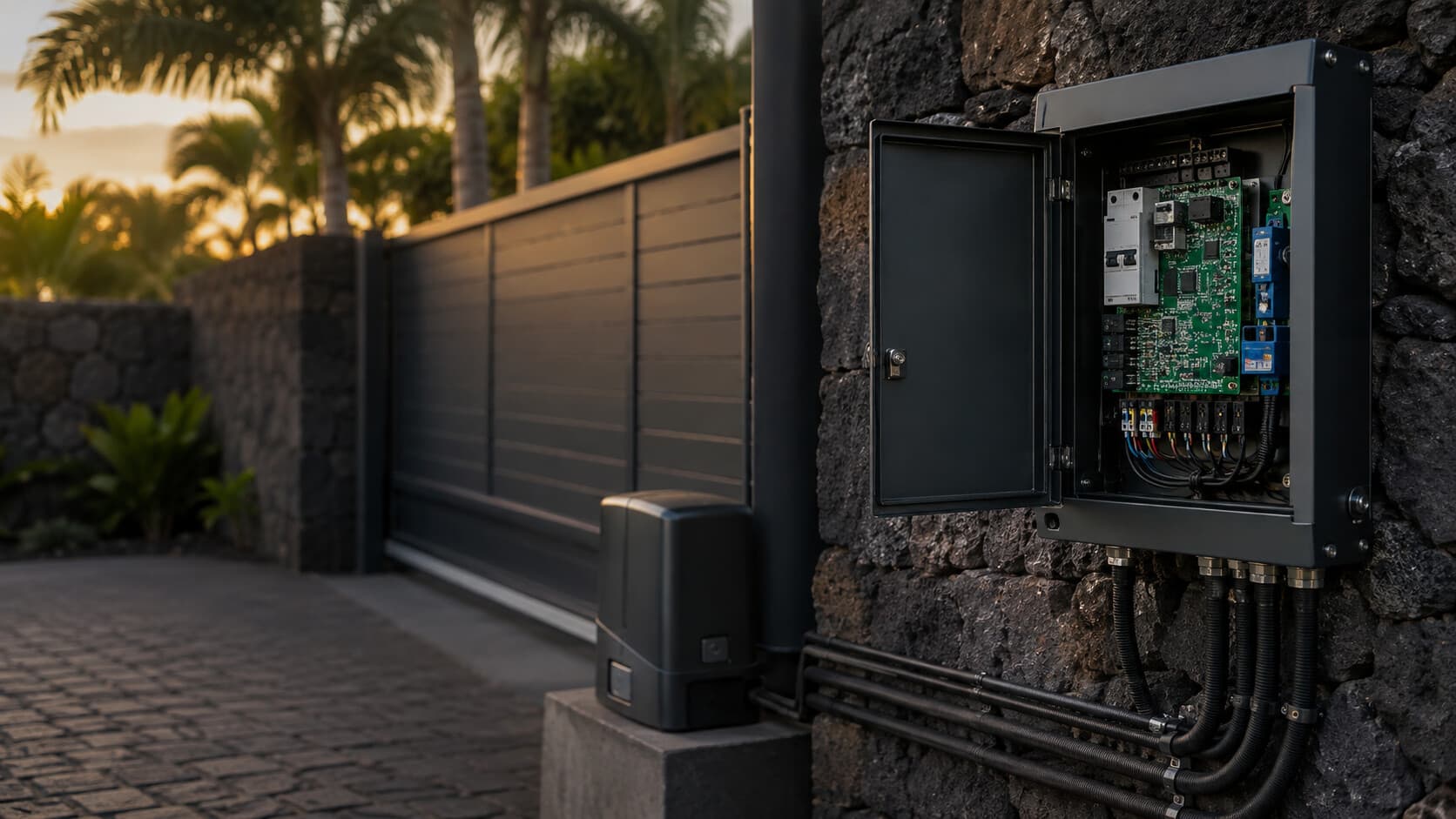 Automatisme de portail et installation électrique